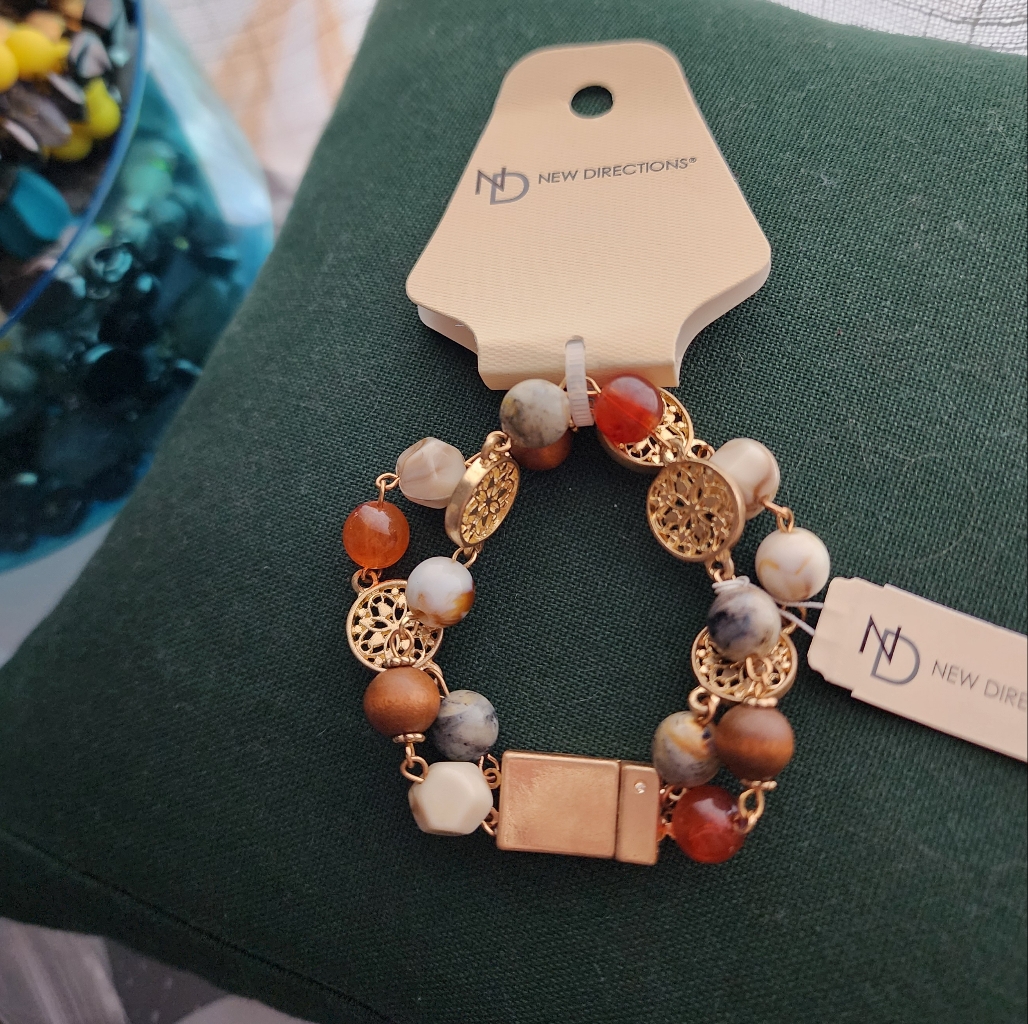New Directions Double Layer Bracelet 24$